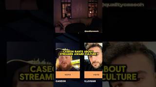 Caseoh rants about streamer awards culture caseoh caseohgames caseohclips shorts [upl. by Ehtyde]