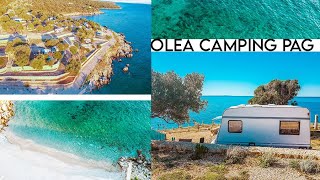 Olea Camping Erfahrung und Tour  Stellplätze Duschen Meerblick  Pag Kroatien  sooohhalt [upl. by Ocana]