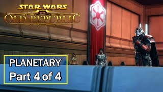 SWTOR Light Side Sith Warrior  Corellia Planetary Missions Part 4 of 4  Government District [upl. by Nyliram]