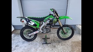 KX250F 4STROKE BUILD TRANSFORMATION  START TO FINISH [upl. by Eenahpets317]