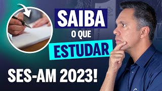 VEJA quais são as DISCIPLINAS do MAIOR CONCURSO PÚBLICO da SAÚDE do AMAZONAS SES AM 2023 [upl. by Ivz]