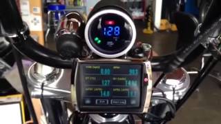 Harley Davidson Dyna digital oil temperature gauge [upl. by Urias]