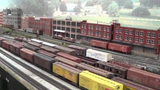 Pennsylvania amp Reading Railroads HO 2014 [upl. by Ocisnarf]