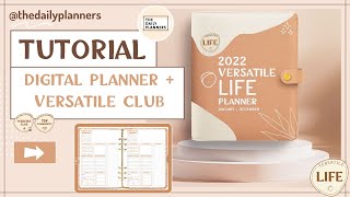 Versatile Digital Life Planner  Tutorial  The Daily Planners [upl. by Zampino]