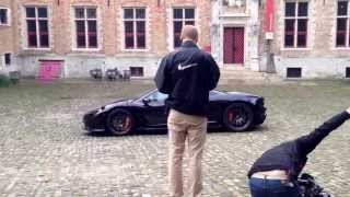 McLaren P1 voor Top Gear in Brugge Belgium [upl. by Deevan]