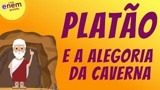 PLATÃO E A ALEGORIA DA CAVERNA  Resumo de Filosofia para o Enem [upl. by Trebleht]