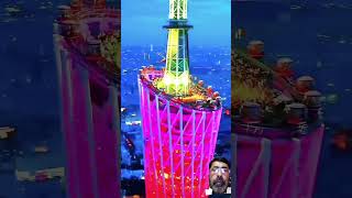 towers travel skyscraper drone amazing big tower beautiful world towers china shorts [upl. by Atcliffe]