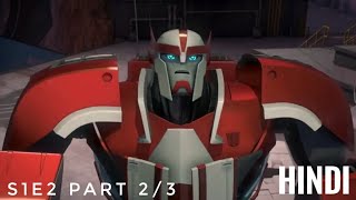 Transformers Prime  TFP S1E2 Part 23  Episode 2 in Hindi [upl. by Airetnahs458]