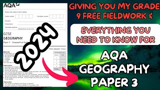 Everything you need to know GCSE Geography Paper 3 All of my Grade 9 FREE fieldwork [upl. by Akapol]