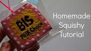 Homemade Squishy Tutorial BIS Milk Chocolate [upl. by Alexis]