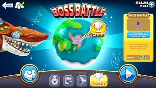 New Contest BOSS BATTLE with Atomic Shark  Hungry Shark World [upl. by Dunkin948]