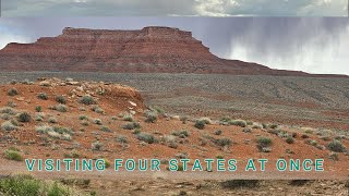 Visiting Four States at Once  Four Corners and Goosenecks State Park [upl. by Linn278]