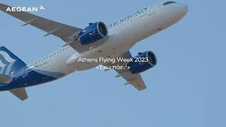 AEGEAN  Athens Flying Week 2023 [upl. by Enidanreb]