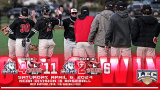 Keene State Baseball Highlights vs Western Connecticut 462024 [upl. by Penrose]