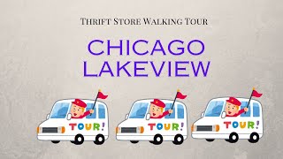 Walking Tour of Thrift Stores in Chicago Lakeview 51024 [upl. by Evadne917]