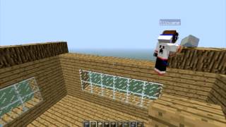 Construction dune maison sur Minecraft  PARTIE 14  Bâtiment [upl. by Chance]