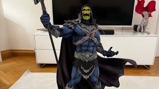 Detailed Review of Skeletor Tweeterhead Maquette Sideshow Statue [upl. by Asiul288]