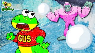 Snowball Fight VS Yeti Arctic Adventure Fun Obby Games [upl. by Orlando]