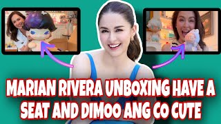 🔴LOOK Marian Rivera Unboxing Have A Seat And Dimoo [upl. by Iramat429]