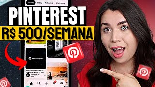 COMO GANHAR R500SEMANA COM O PINTEREST PASSO A PASSO NOVO MÉTODO [upl. by Ahseat]