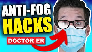 How to Stop Glasses From Fogging Up When Wearing a Mask — HACKS THAT REALLY WORK  Doctor ER [upl. by Asusej]