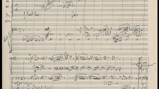 Gustav Mahler  Symphony 10 3rd movement Purgatorio with handwritten score [upl. by Varney]