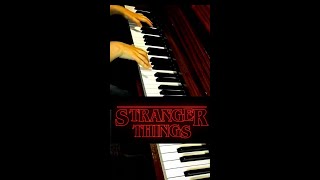 Stranger Things Theme Soundtrack on piano [upl. by Strawn]