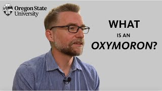 quotWhat is an Oxymoronquot A Literary Guide for English Students and Teachers [upl. by Jehius]