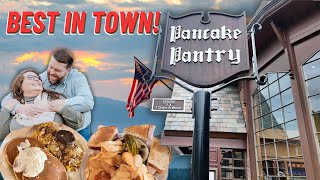 The Pancake Pantry Review BONUS Old Smoky Candy Kitchen Gatlinburg Tennessee [upl. by Corell529]