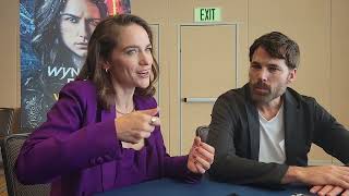 SDCC 2024  Melanie Scrofano amp Tim Rozon Talk Wynonna Earp Vengeance [upl. by Blaise]