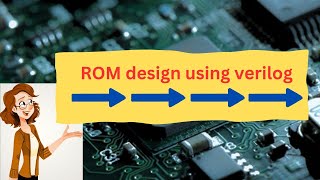 Rom design using Verilog  Verilog project  Vivado [upl. by Arotahs]