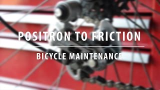 Replacing Shimano Positron With Friction Shifting  Bicycle Maintenance [upl. by Assilym852]