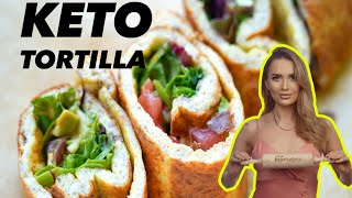 DOMOWA keto TORTILLA 😱😍 • tylko 3 składniki [upl. by Campbell]