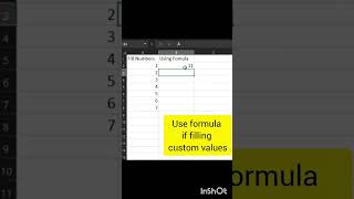 Howto Easily Fill A Series Of Numbers in Excel [upl. by Benn]