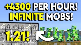 BEST EASY Mob Farm 121 Minecraft Bedrock  MCPEXboxPS4Nintendo SwitchWindows 10 [upl. by Yolanthe501]