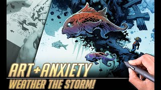 Art and Anxiety  4 TIPS to WEATHER THE STORM [upl. by Ahsitra355]