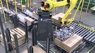 Robotic Case Palletizer  IQF Potatoes  BW Integrated Systems [upl. by Annmaria]