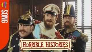 Horrible Histories Song  World War 1 Cousins  CBBC [upl. by Ihtak]