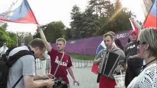 Warszawa przed meczem  before RussiaGreece match  перед игрой РоссияГреция [upl. by Dammahum829]