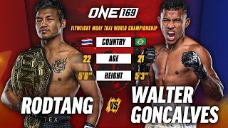 Rodtang Was Pushed To The Limit 😱⚡ Full Fight vs Walter Goncalves [upl. by Rapsag521]