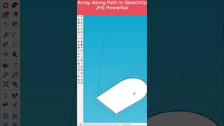 SketchUp Tips  Array Along Path in SketchUp  JHS Powerbar [upl. by Phylys]