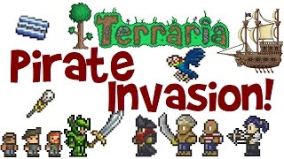 Terraria Pirate Invasion Ship amp Staff GuideLets Play 13 PC Gameplay [upl. by Conrade]