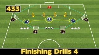 433 Finishing Drills  Football Training [upl. by Lord]