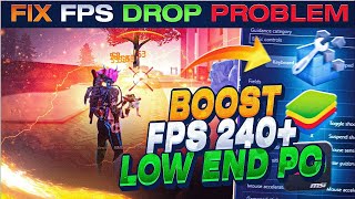 Master video for lag fix  Top 5 settings for Low End PC  How to FIX in free fire ⚙️ [upl. by Oletta208]