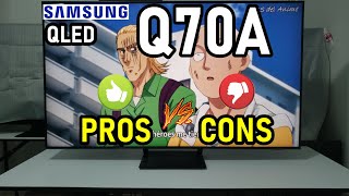 Samsung Q70A QLED Pros y Contras  Smart TV 4K con HDMI 21 [upl. by Osrock]