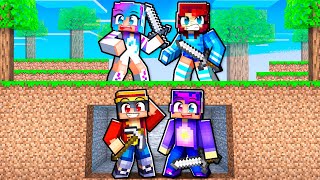 ¡CAZADORAS CHICAS vs CHICOS en MINECRAFT😱🤣 [upl. by Lipkin175]