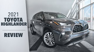 2021 Toyota Highlander Hybrid Platinum Overview [upl. by Calvano]