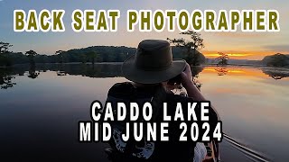 Caddo Lake Back Seat Photographer MidJune 2024 [upl. by Jilleen]