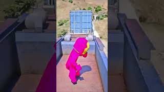 Lego ironman got saved by big blue iron man from another area  gta5 shorts trending shortsfeed [upl. by Patterman276]