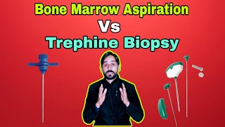 Difference Between Bone Marrow Aspiration and Trephine Biopsy  MT Hub with kamran [upl. by Rosmunda552]